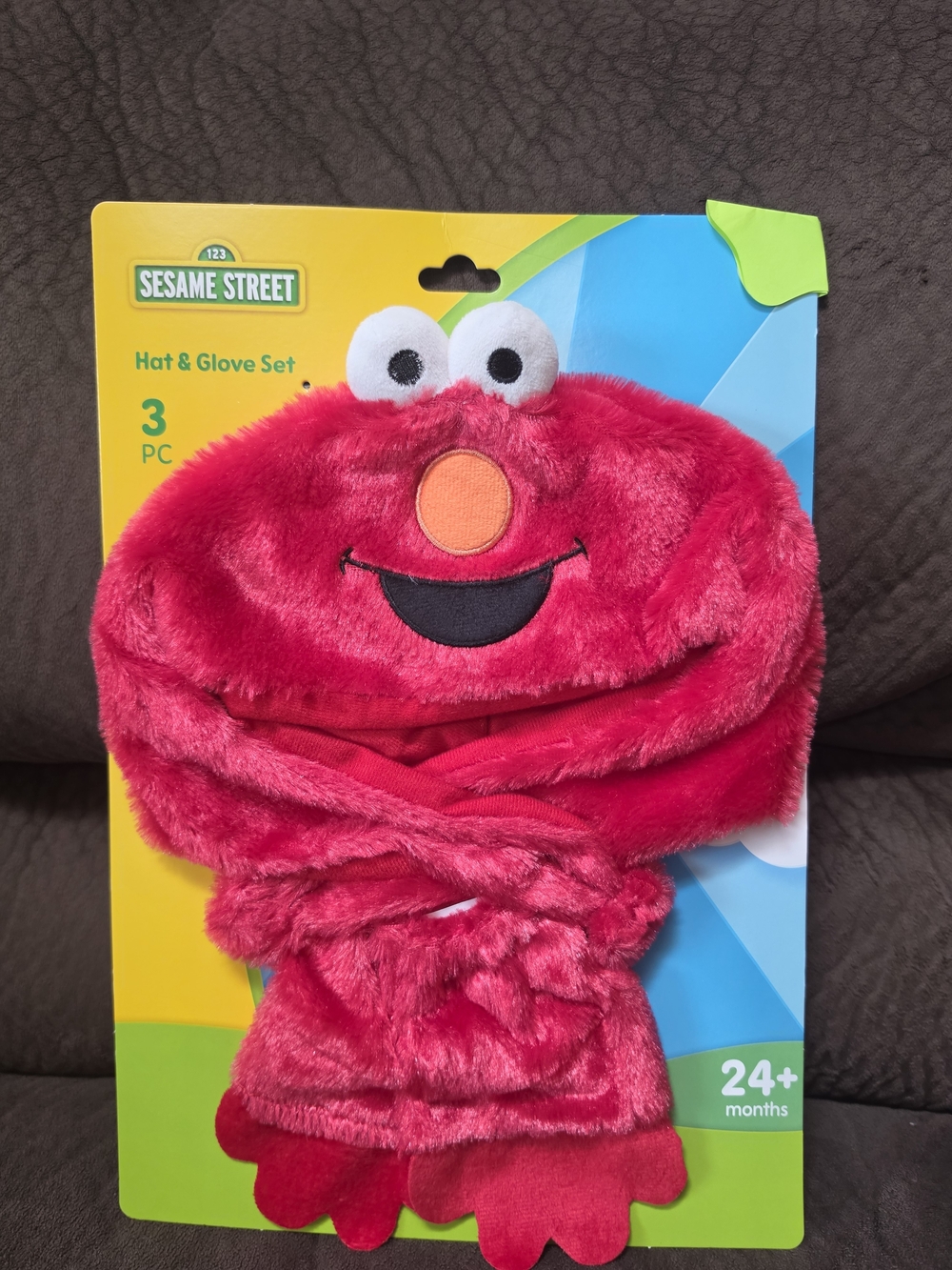 Sesame Street Elmo Plush Hat and Gloves - Great For Dress Up Or Halloween